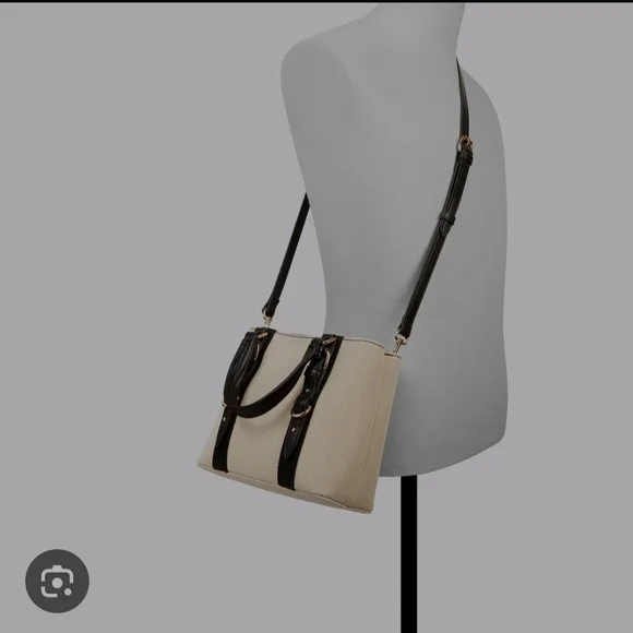 Aldo Black and Tan Tote Bag - Picture 4 of 8